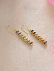 Silver Gold Plated Chakra Earring