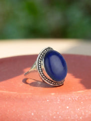 Silver Lapis Ring