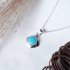 Silver Turquoise Pendant