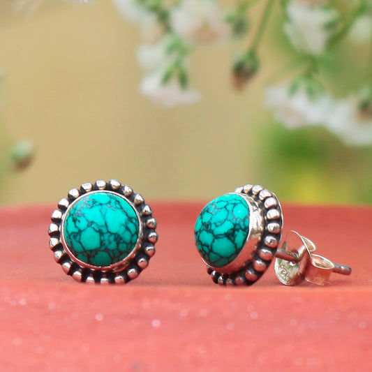 925-silver-timeless-elegance-handcrafted-luxury-silver-jewelry-Turquoise-earrings