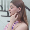 Bindi – Turquoise Silver Stud Earrings