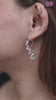 Aamra – Mango Jhumka Silver Earrings