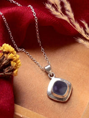 silver Amethyst Pendant