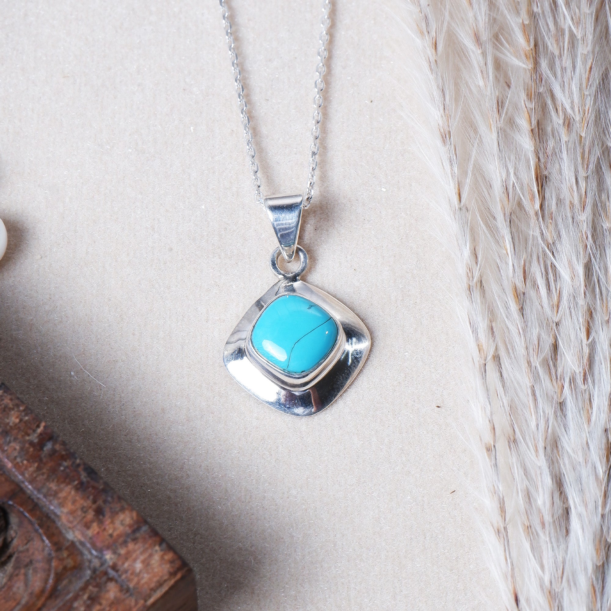 Silver Turquoise Pendant
